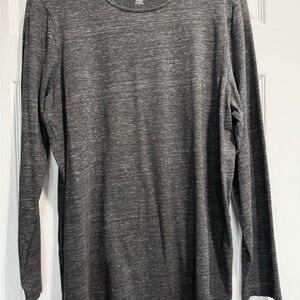 J. Jill Classic Charcoal Long Sleeve Tee
